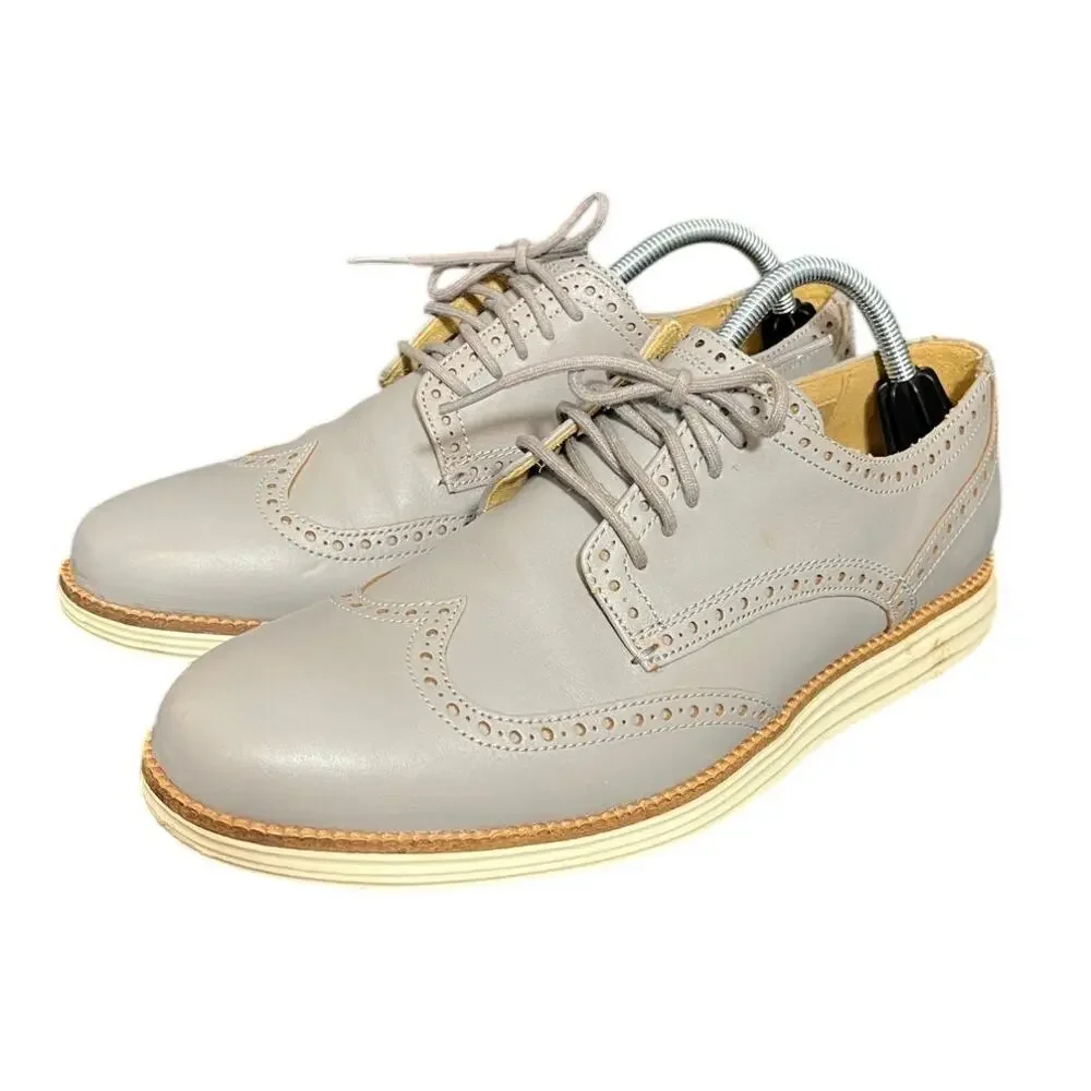 Cole Haan Men's Original‎ Grand Wingtip P102662 Oxford, Ironstone/Silver Mist 10